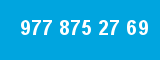 977 875 27 69 977 875 27 69